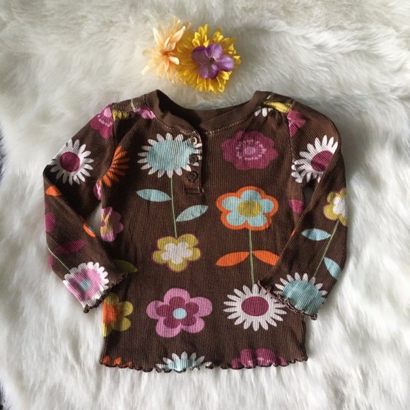 Old Navy Floral girls top - Picture 4 of 6